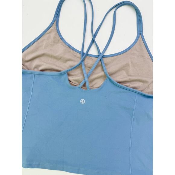 Lululemon blue free to be tank - size 12 - Picture 6 of 6